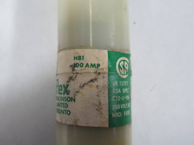Aeroflex HB1 HRCI Fuse 250V 100A USED