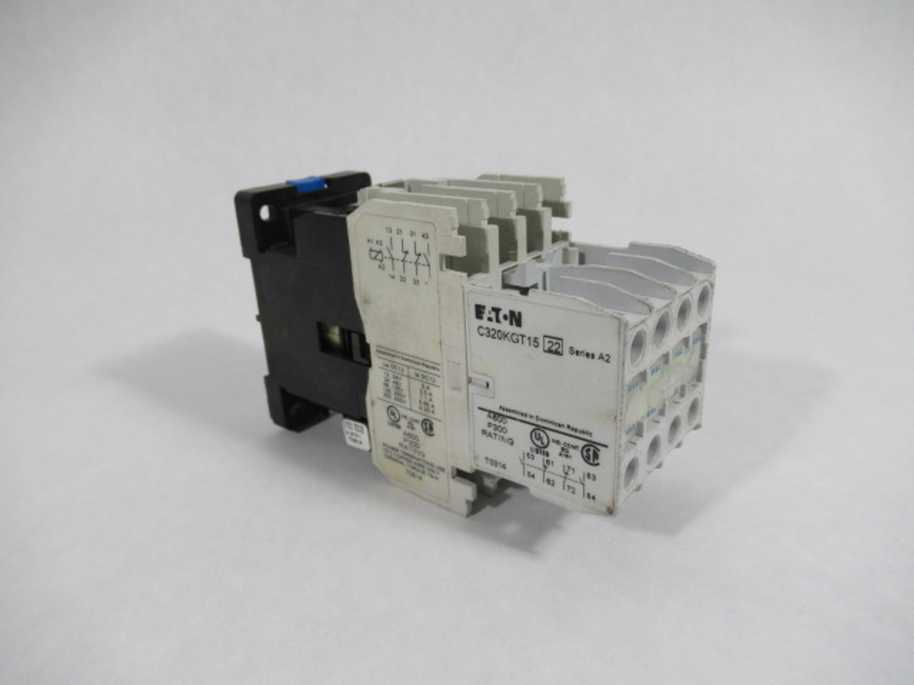 Eaton D15CR44AB Multipole Contactor 120V@60Hz 110V@50Hz 5A USED