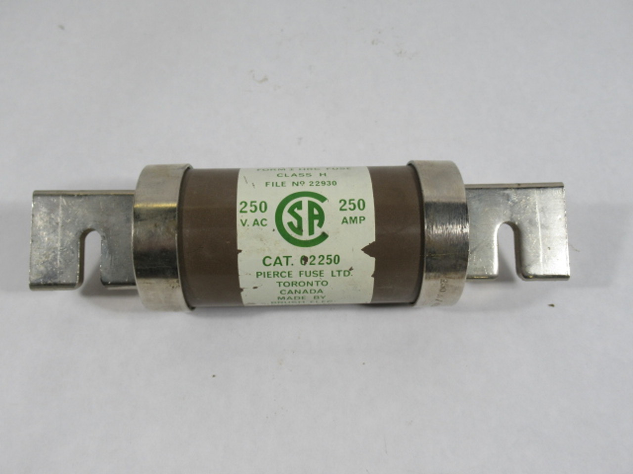 Pierce 02-250 Form I HRC Fuse Class H 250VAC 250A ! NOP !