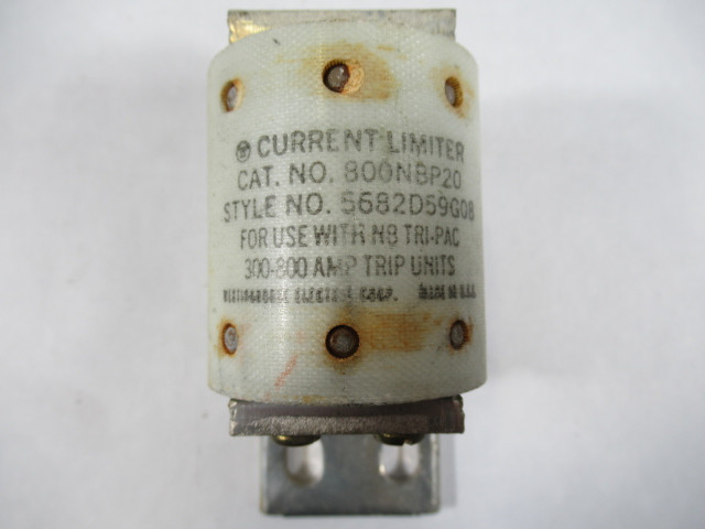 Westinghouse 800NBP20 Current Limiter Fuse 300-800A SOME RUST USED