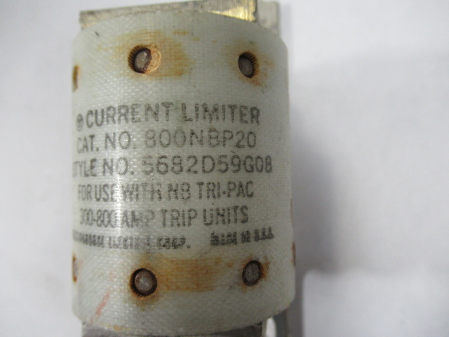 Westinghouse 800NBP20 Current Limiter Fuse 300-800A SOME RUST USED