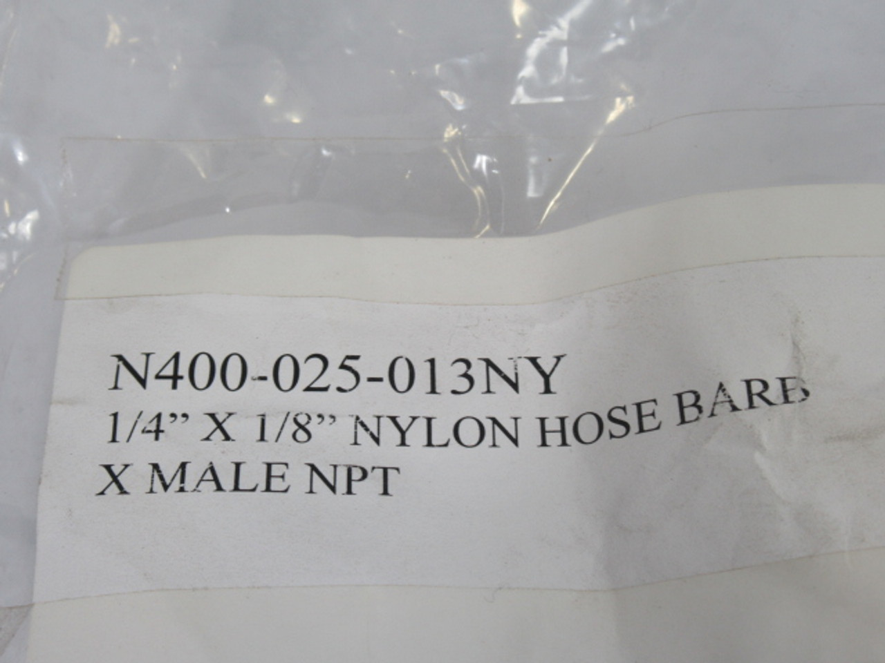 New Line N400-025-013NY Male Hose Adapter 1/4"BARBx1/8"NPT Lot of 19 ! NOP !