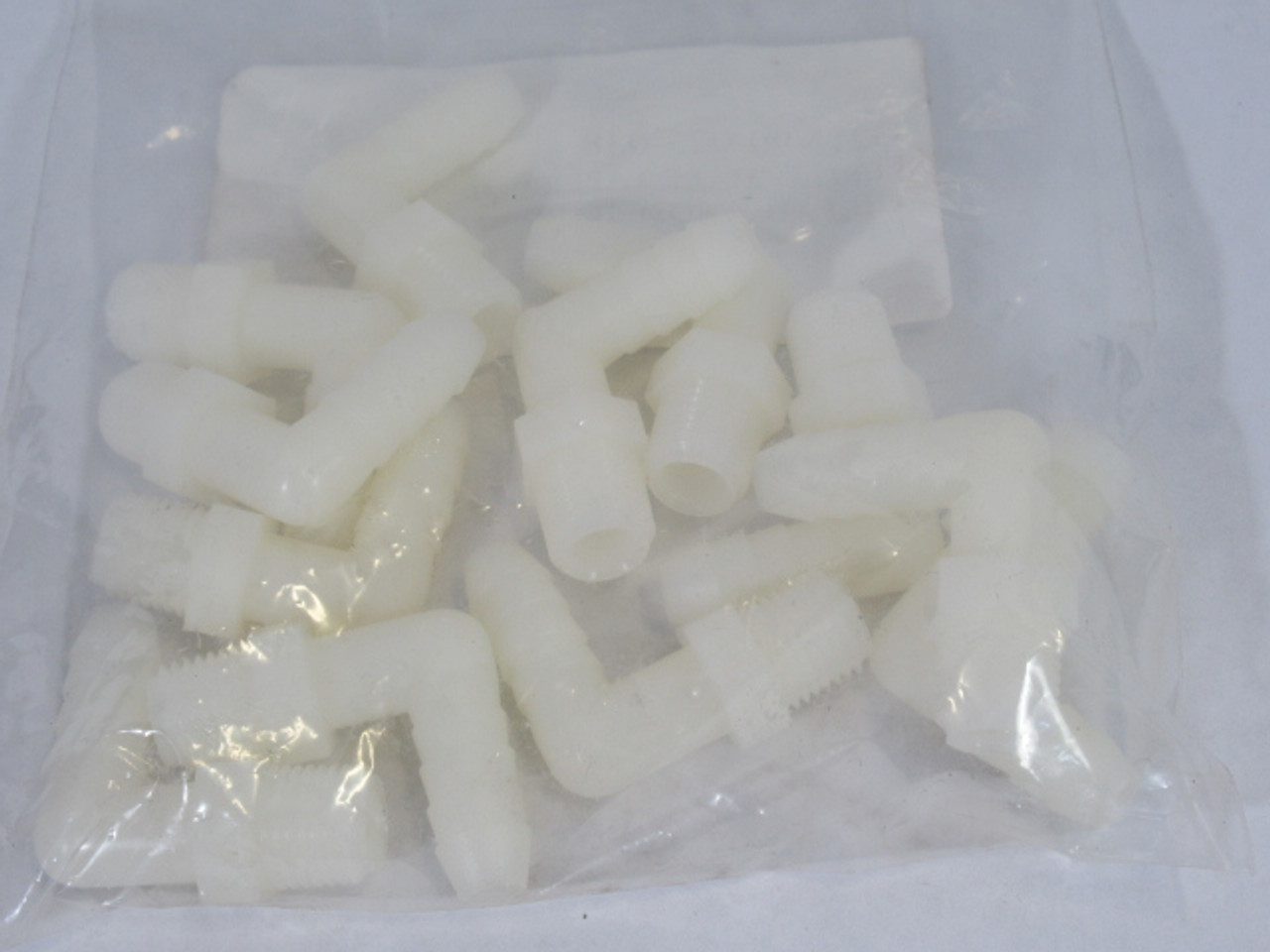 Green Line G21N90-025-038 Male Taper Elbow 1/4"MPTx3/8"BARB Lot of 12  NOP
