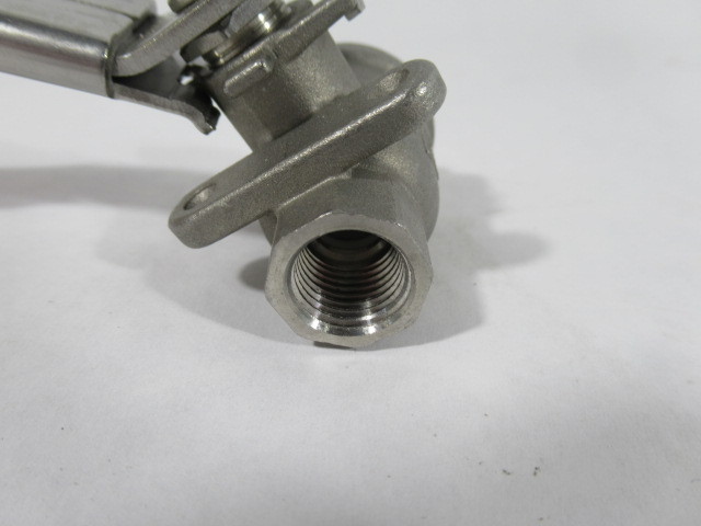 M.A. Stewart & Sons G2E Full Port Ball Valve 1/2 NPT Stainless Steel USED