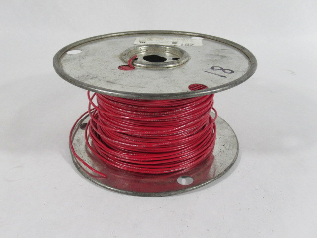 Generic TR-64 Equipment Wire Red #18AWG STC 100M 1Cond USED