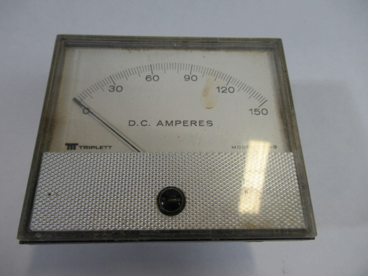 Triplett 320-G Analog Panel Meter 0-150 D.C. Amperes USED