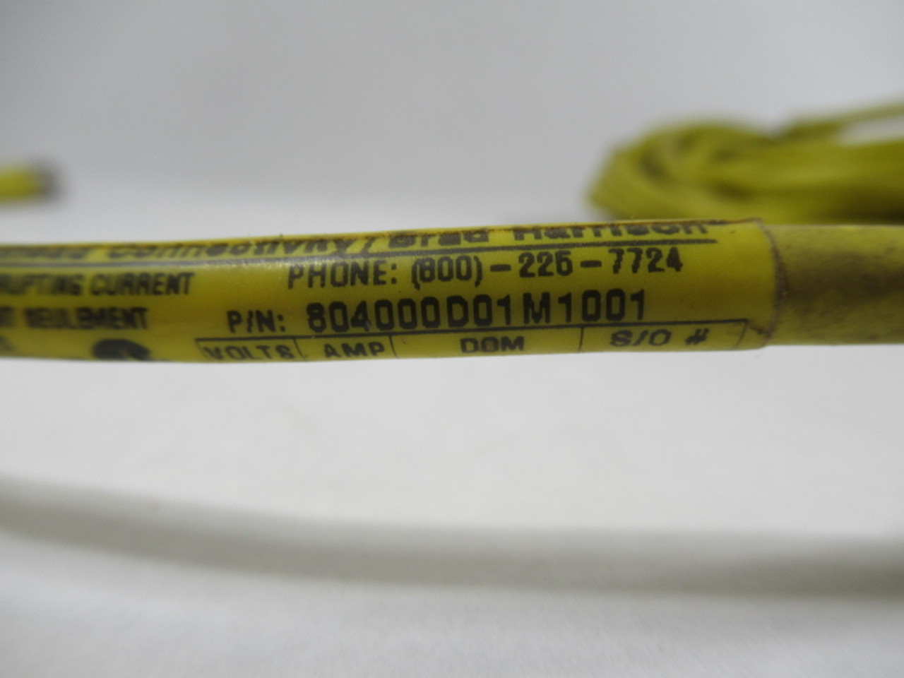 Woodhead 804000D01M1001 Female Connector Cordset 5 Pin 250V 4A 10m USED