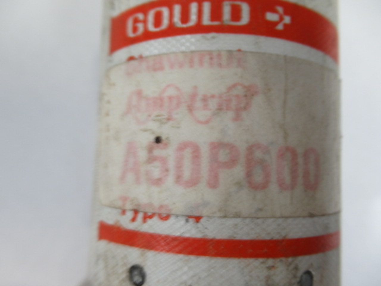 Gould Shawmut A50P600 Type 4 Bolt On Fuse 500VAC 600A USED