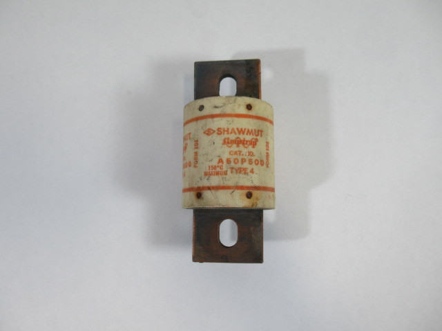 Shawmut A50P500 Amptrap Type 4 Fuse 500Amp 500V USED