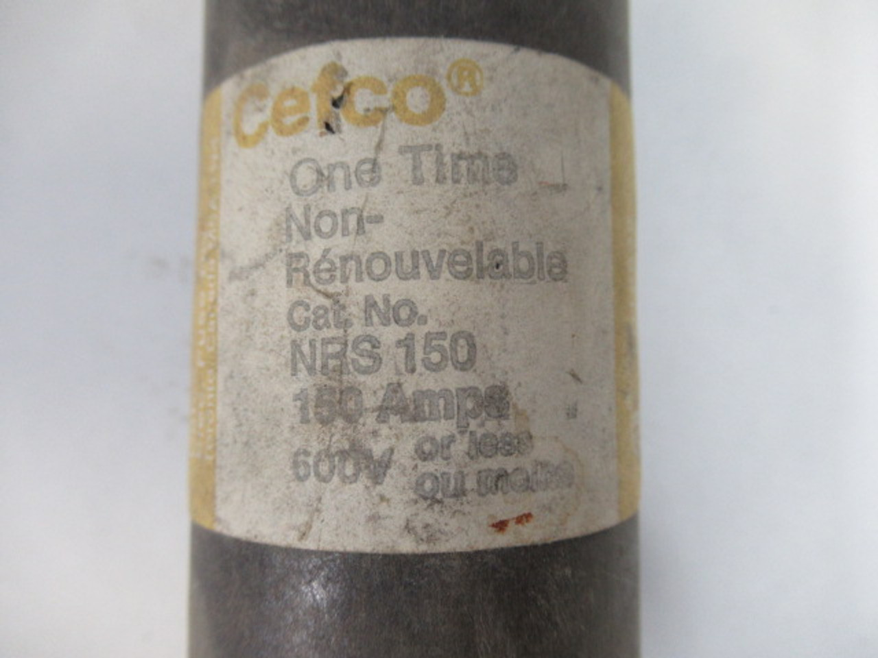 Cefco NRS150 One Time Fuse 150Amp 600V USED