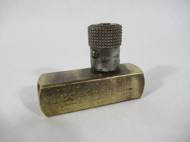 Parker Colorflow F-400-B11 Flow Control Valve 19LPM 5gpm 1/4” NPT USED