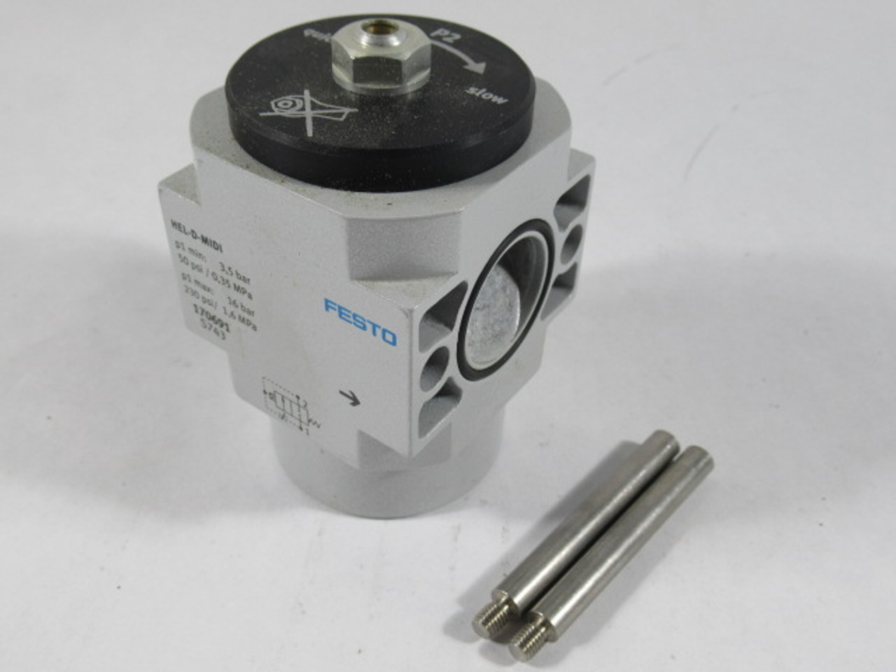 Festo HEL-D-MIDI Soft Start Valve 170691 3.5-16 bar 50-230 psi NEW