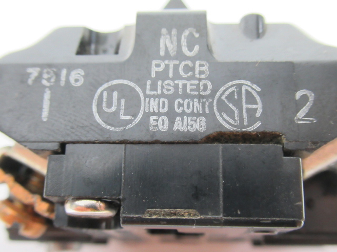 Micro Switch PTCB Contact Block 250VDC STD Duty 600VAC 125VDC HVY Duty USED