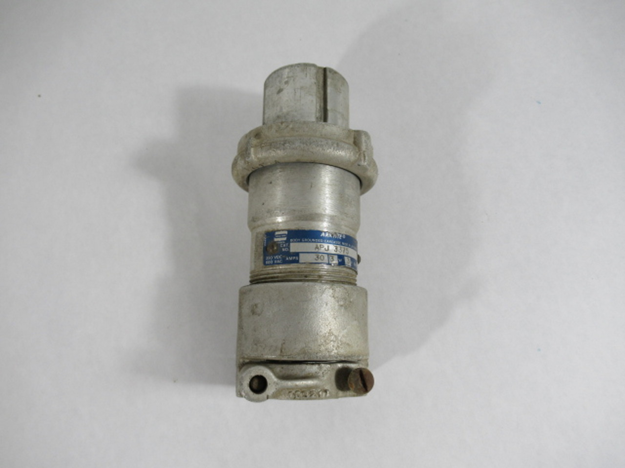 Crouse-Hinds APJ3375 M5 Arktite Plug 250VDC 600VAC 30A 3W 3P USED