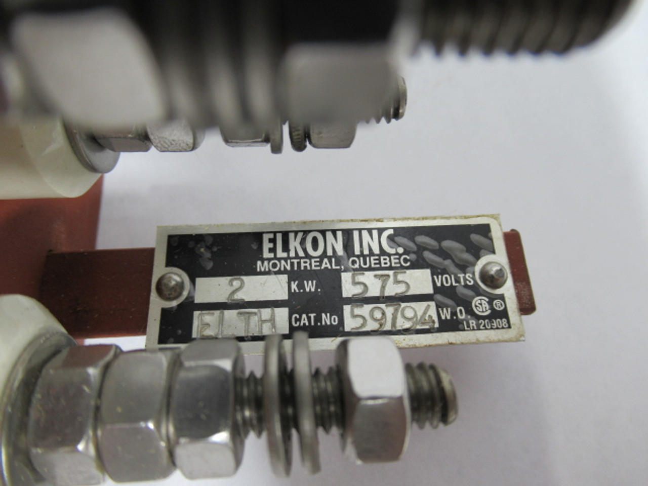 ELKON Inc ELTH Pipe Heater 575V 2kW ! NOP !