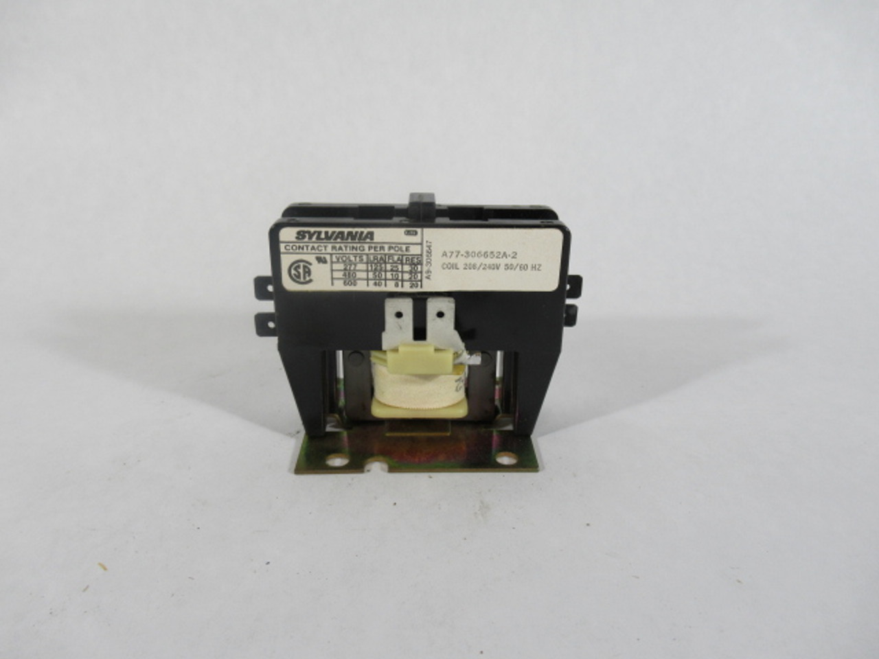 Sylvania A77-306652A-2 Definite Purpose Contactor 25A 1P 208/240VAC ! NEW !