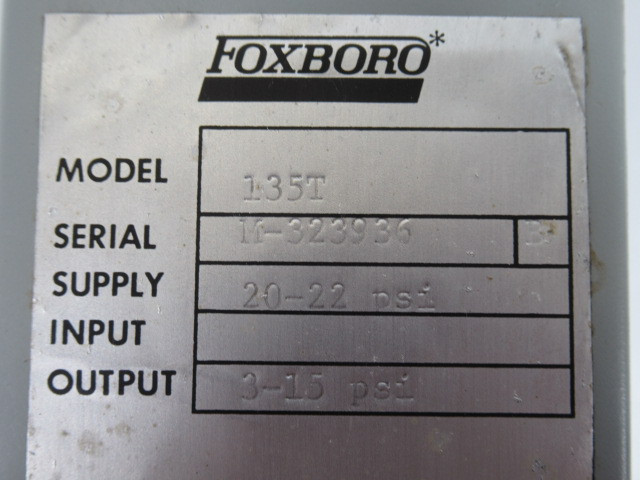 Foxboro 135T Pneumatic Indicating Controller 20-22PSI Supply USED