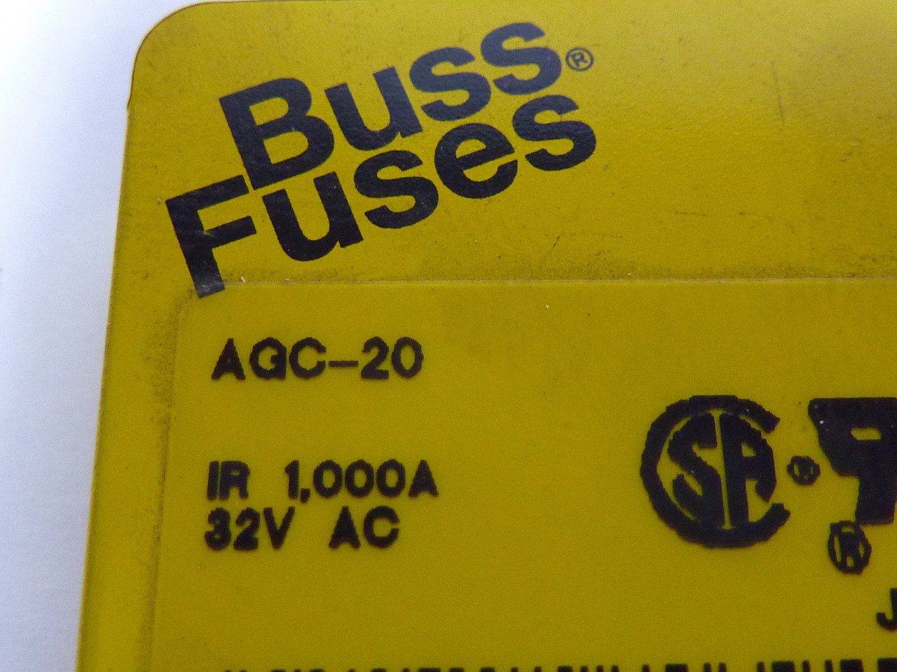 Bussmann AGC-20 Fast Acting Fuse 25A 32V Lot of 5 ! NEW !