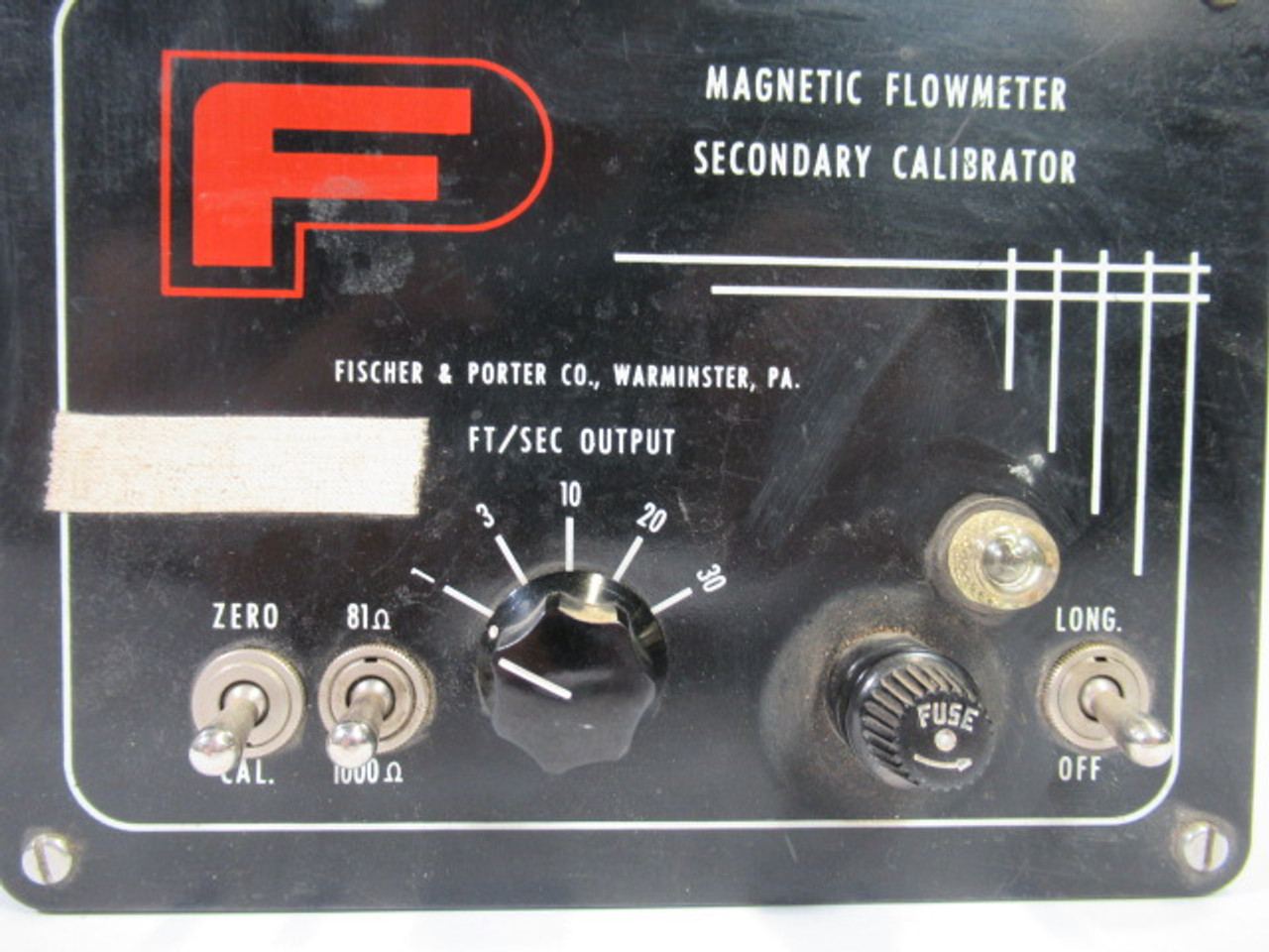 Fischer & Porter 55MC1015 Magnetic Flow Meter Secondary Calibrator USED