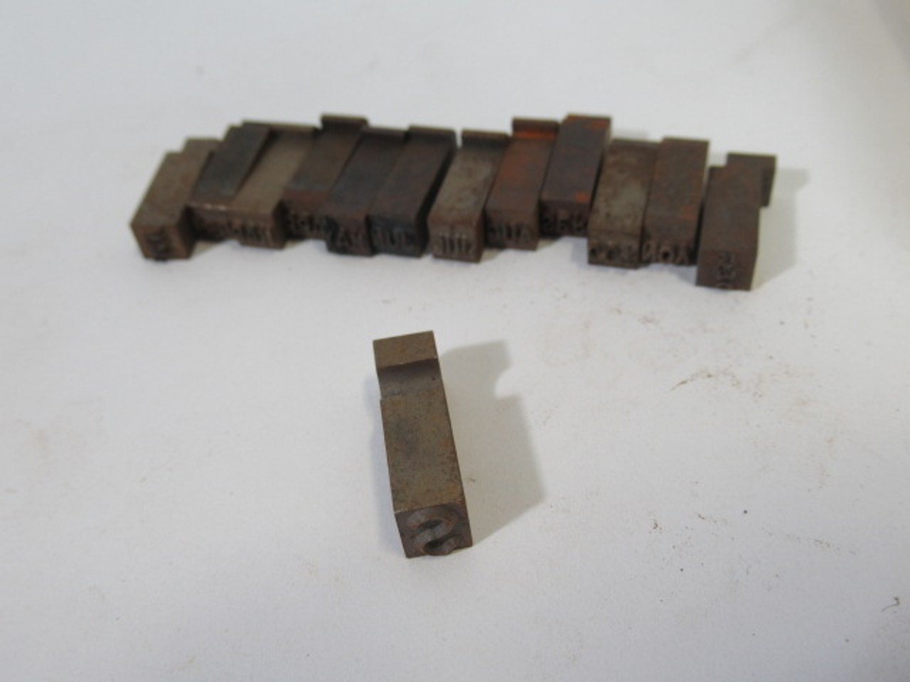 Norwood Months Ribbon Type Stamp Kit *Rust/Incomplete Set* ! AS IS !