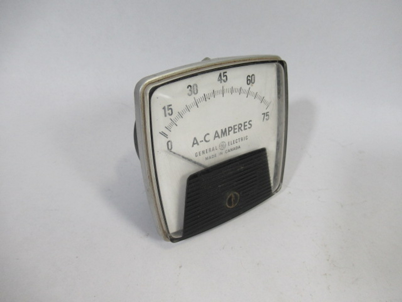 General Electric L543-LSPB Panel Meter Range 0-75 A.C. Amps USED