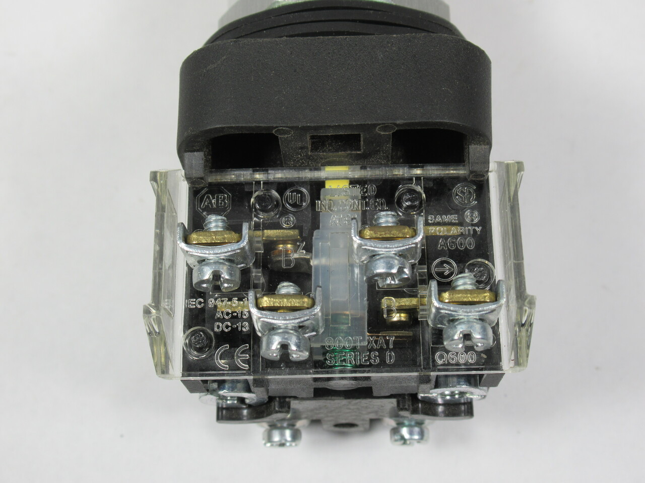 Allen-Bradley 800T-FXNP16AA7 Ser T 3-Pos Push-Pull Device Amber 1NCLB 1NC USED