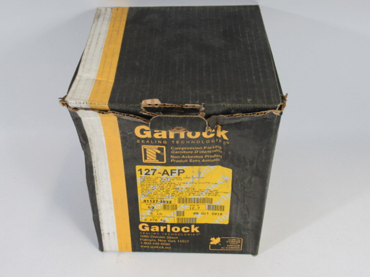 Garlock 41127-2032 Braided Carbon Compression Packing 1/2" 2lbs ! NEW !