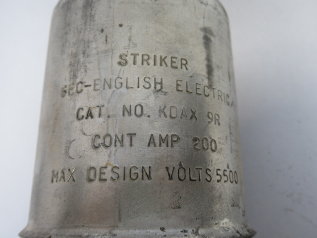 English Electric KDAX-9R Current Limiting Fuse 200A 5500V USED