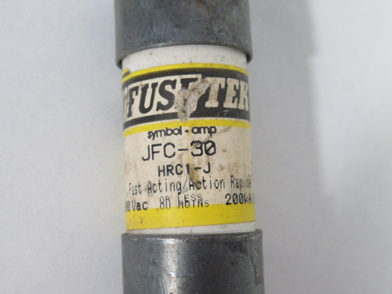 Fusetek JFC30 Fast Acting Fuse 30A 600VAC USED