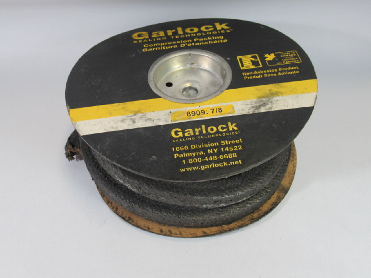 Garlock 41300-3056 Braided Graphite Compression Packing 7/8" 6lbs ! NOP !