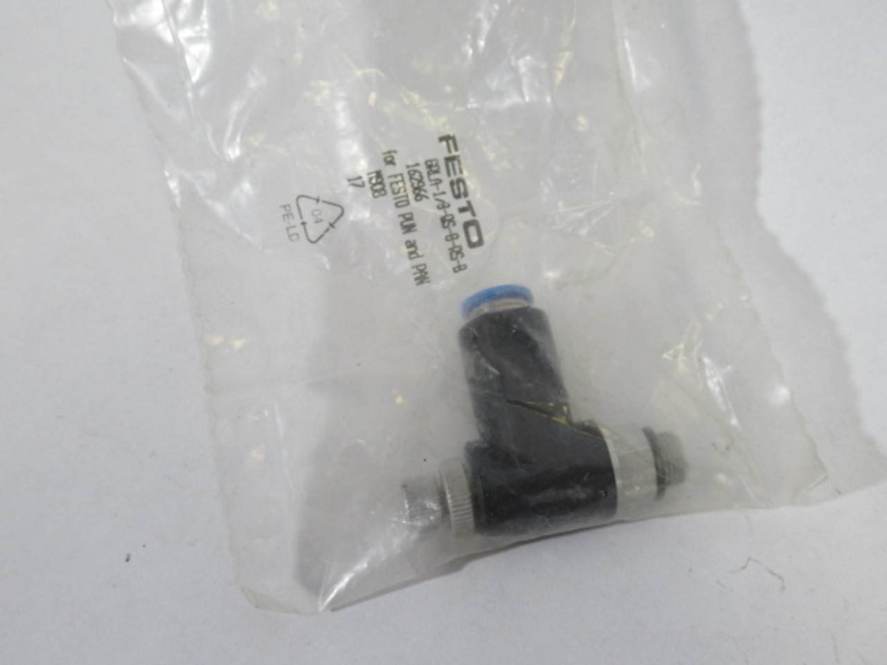 Festo GRLA-1/8-QS-8-RS-B 162966 1-Way Control Valve 600-750 l/min ! NWB !