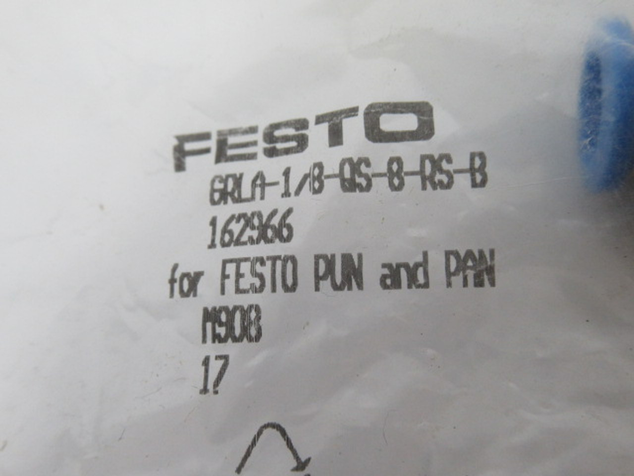 Festo GRLA-1/8-QS-8-RS-B 162966 1-Way Control Valve 600-750 l/min ! NWB !