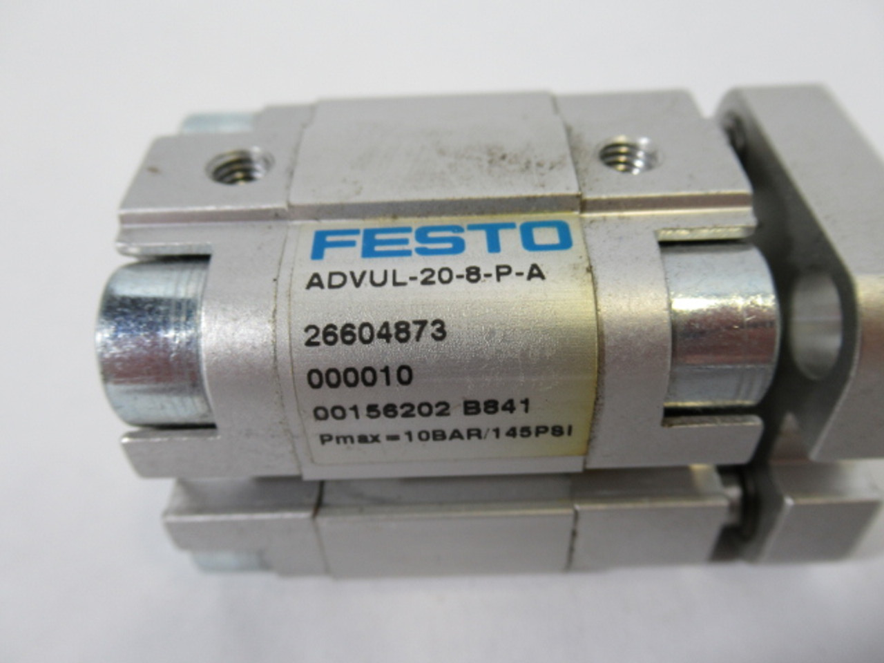 Festo 156202 Compact Pneumatic Cylinder 20mm Bore 8mm Stroke USED