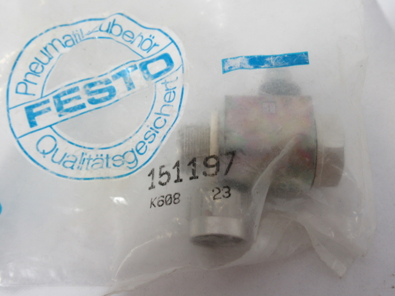 Festo 151197 GRLZ-1/4-PK-6-B 1-Way Flow Control Valve 0.3-10 bar ! NWB !