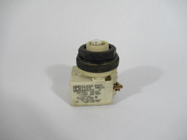 Square D 9001-K1L35 Pilot Light Module Series G 24-28V NO LENS USED