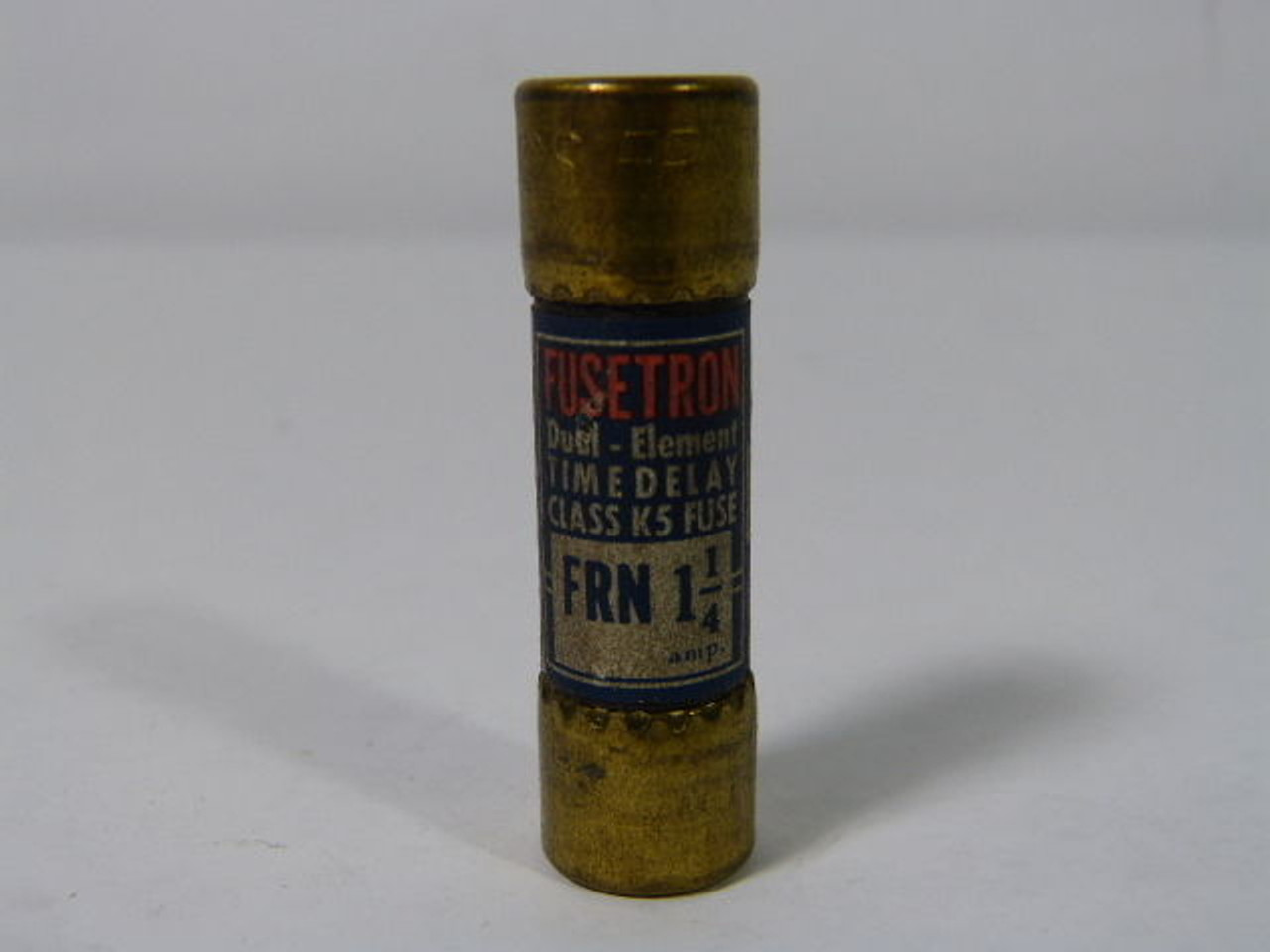 Fusetron FRN-1-1/4 Dual Element Fuse 1-1/4A 250V USED