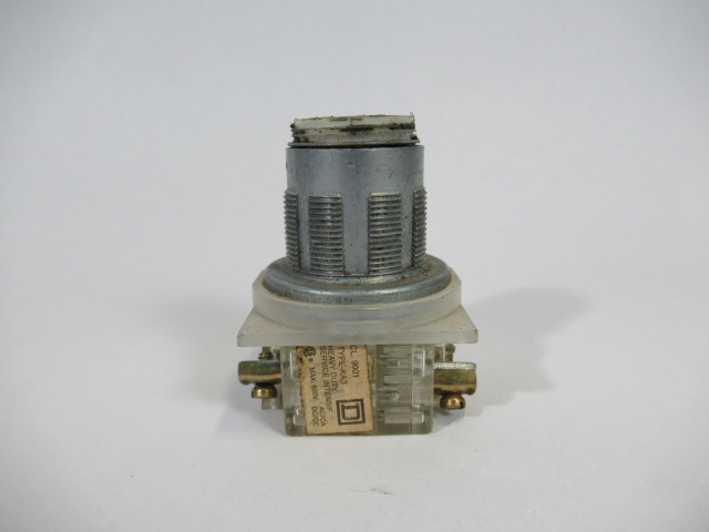 Square D 9001-KS501 Selector Switch 3 Position 600V 6A No Switch USED