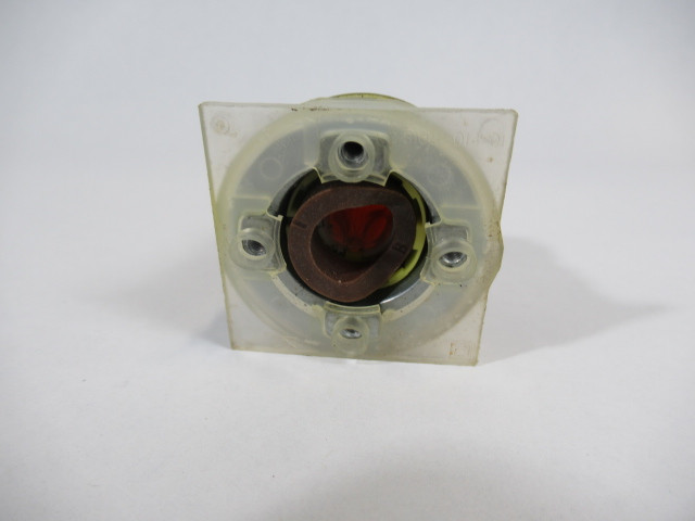 Square D 9001-K54J1 Selector Switch 3 Position Operator Only Red USED