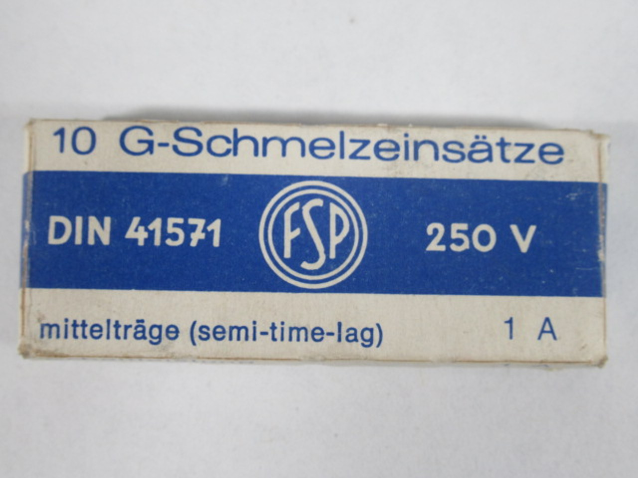 FSP 41571 Miniature Glass Fuse 1A 250V Lot of 9 ! NEW !