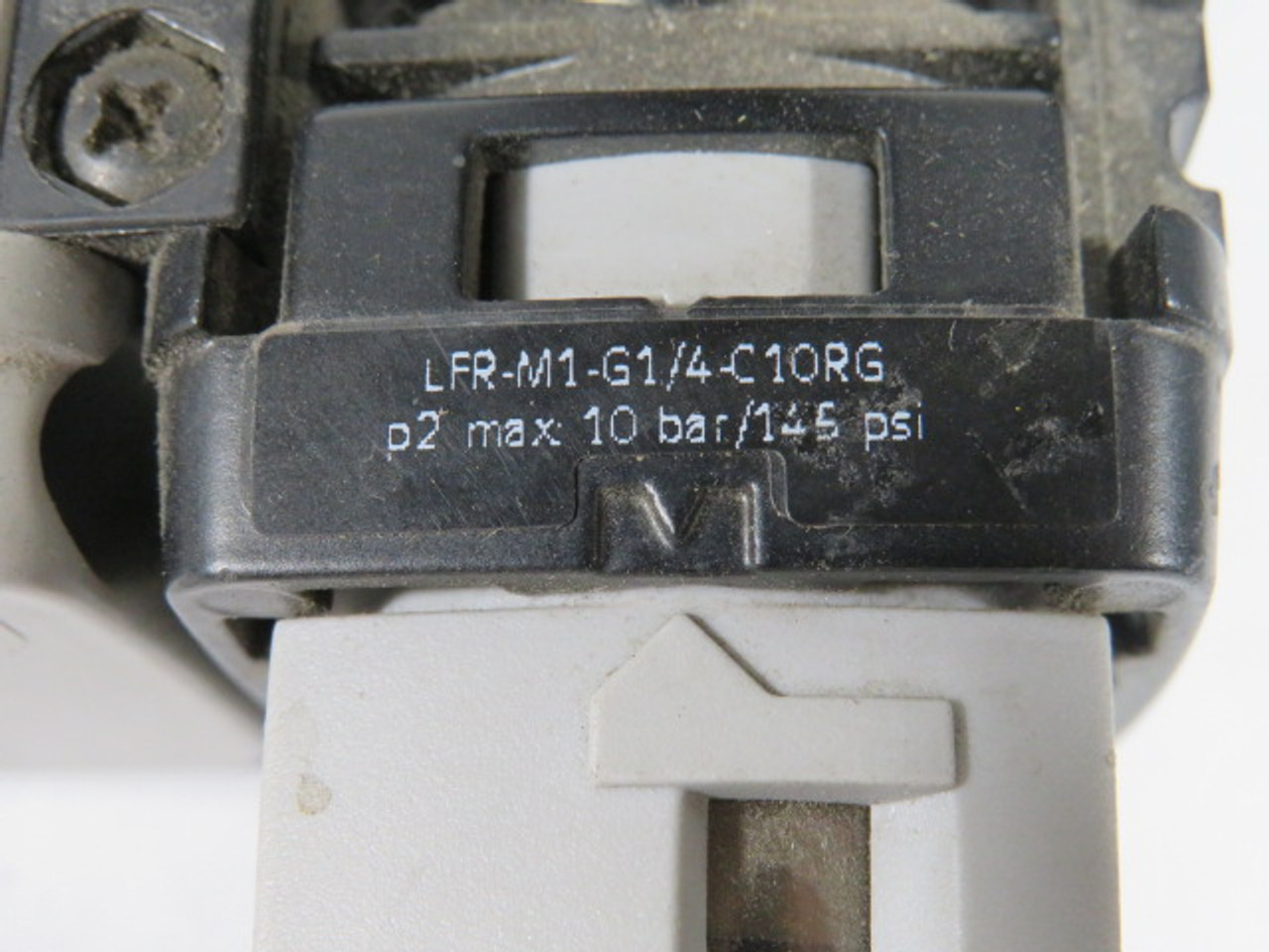Festo LFR-M1-G1/4-C10RG Filter Regulator w/HEA-M1-N1/4 MISSING CASE USED