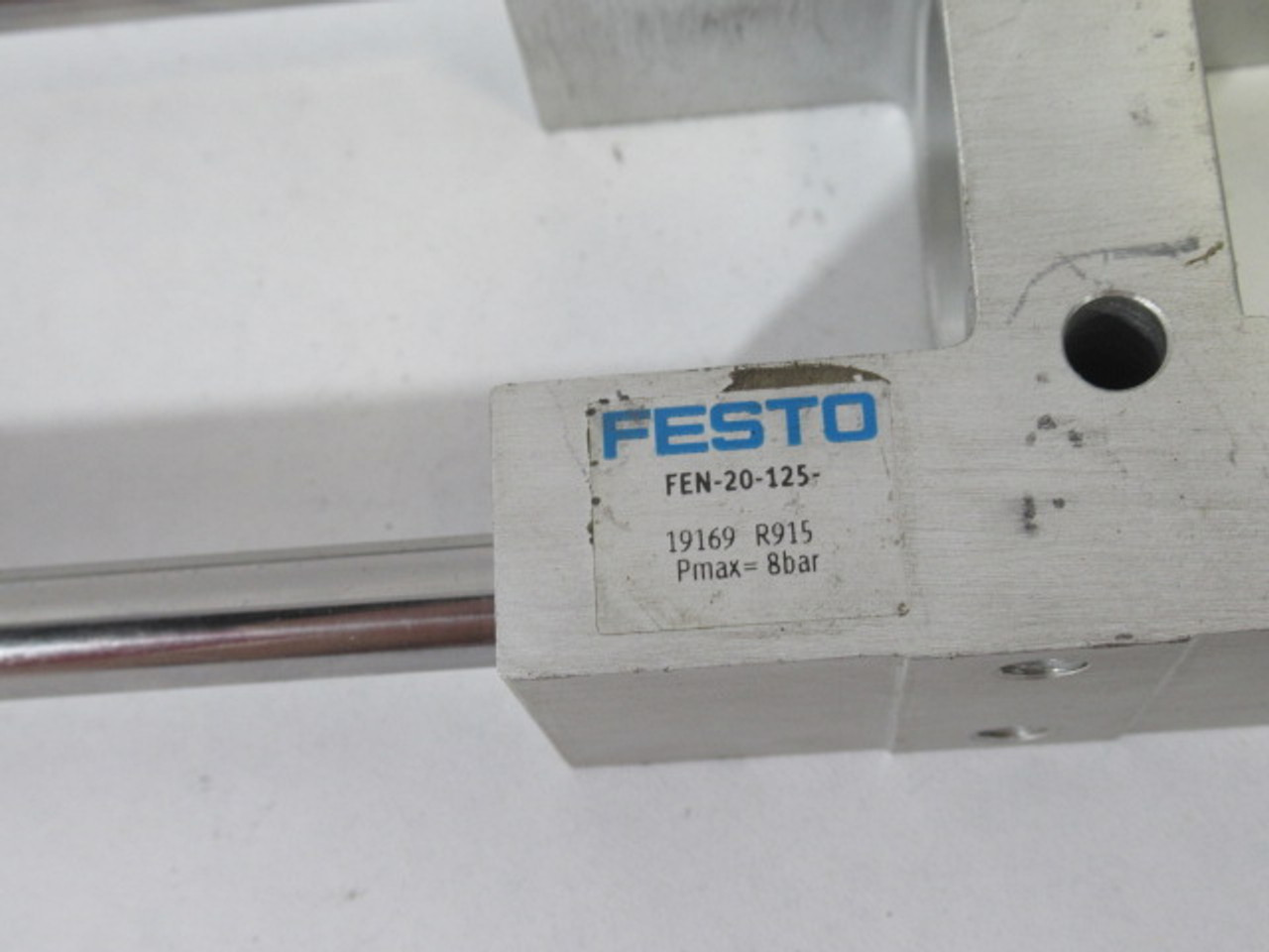 Festo 19169 FEN-20-125-GF Cylinder Guide Unit 20mm Bore 125mm Stroke USED