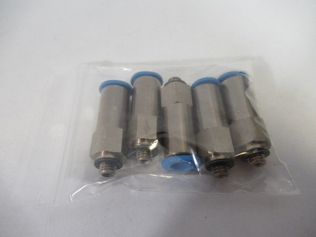 Festo 153292 QSK-M5-6 Push-In Fitting M5x6mm Lot of 5 USED