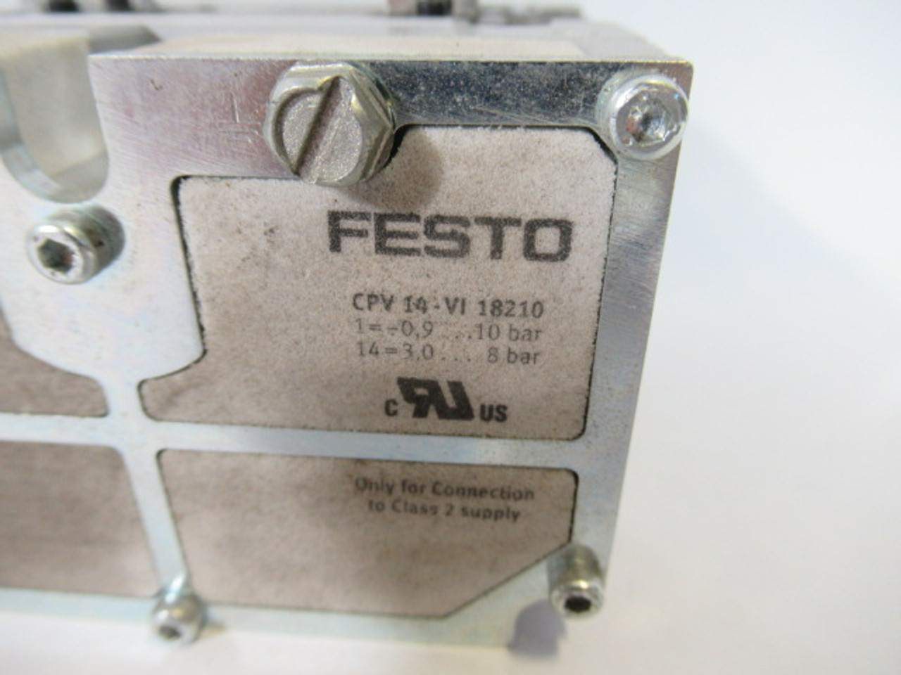 Festo 18210 CPV14-VI Pneumatic Valve Assembly C/W 161361 Valves USED