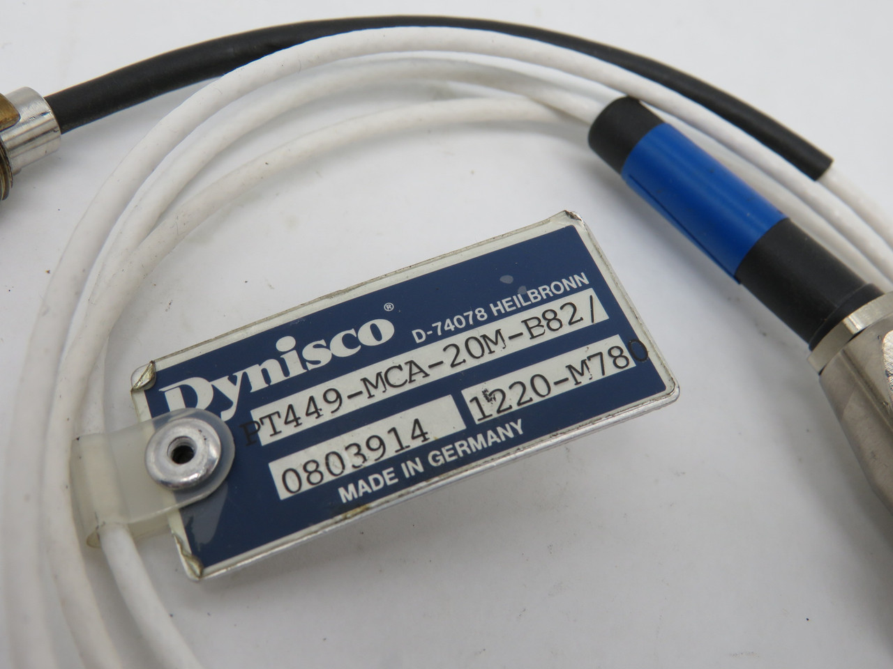 Dynisco PT449-MCA-20M-B82 Miniature Pressure Transducer 400AF-600AF USED