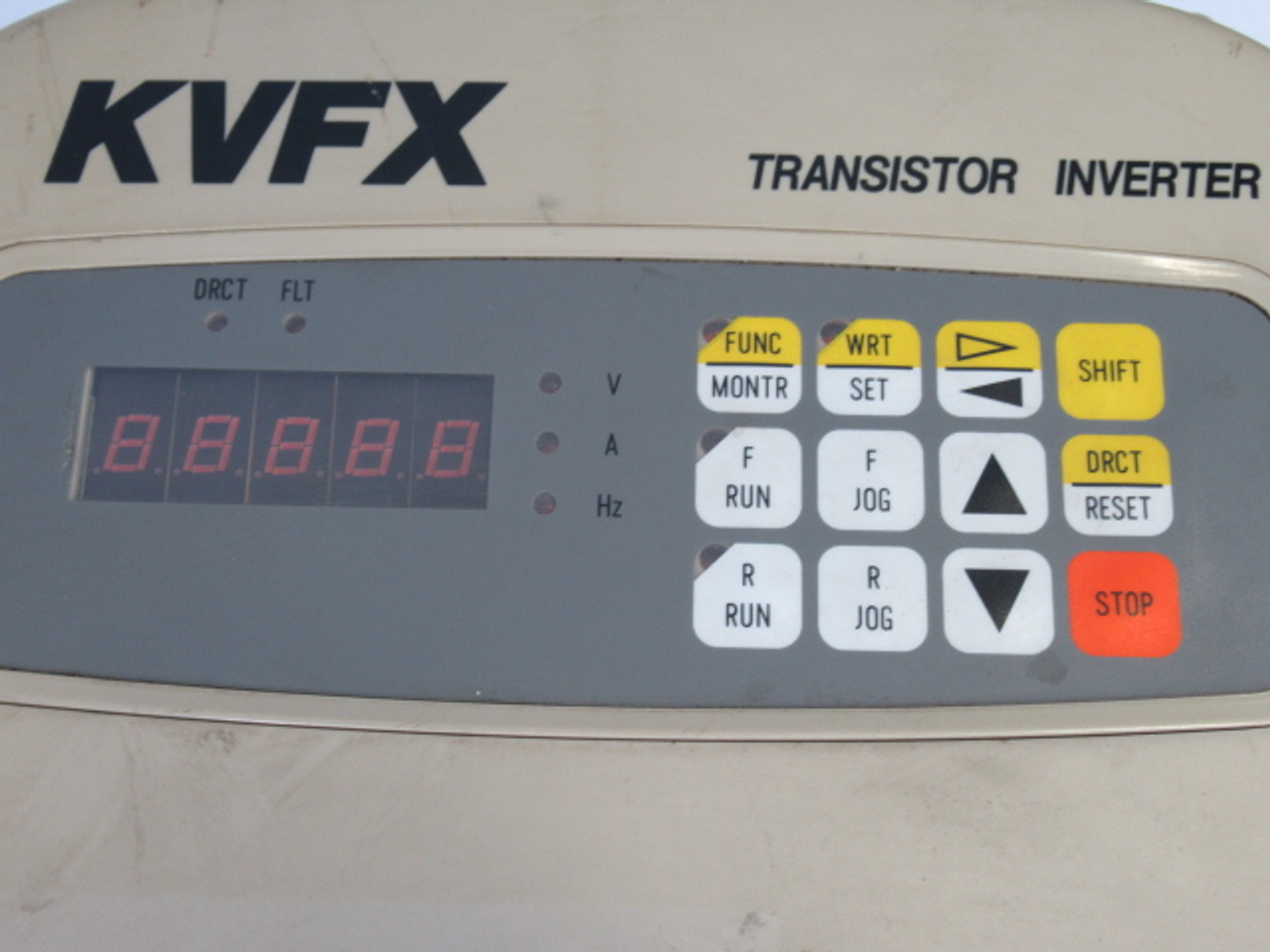 Drivecon KVFX-455E Transistor Inverter 3Ph 7.5HP 380-460V 13.0A 50-60Hz USED