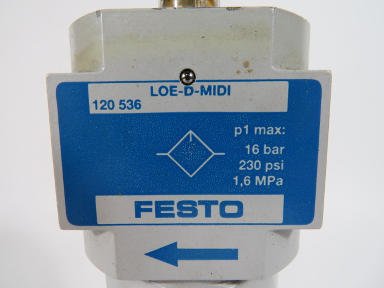 Festo LOE-3/8-D-MIDI 192576 Air Line Lubricator G3/8 16bar USED