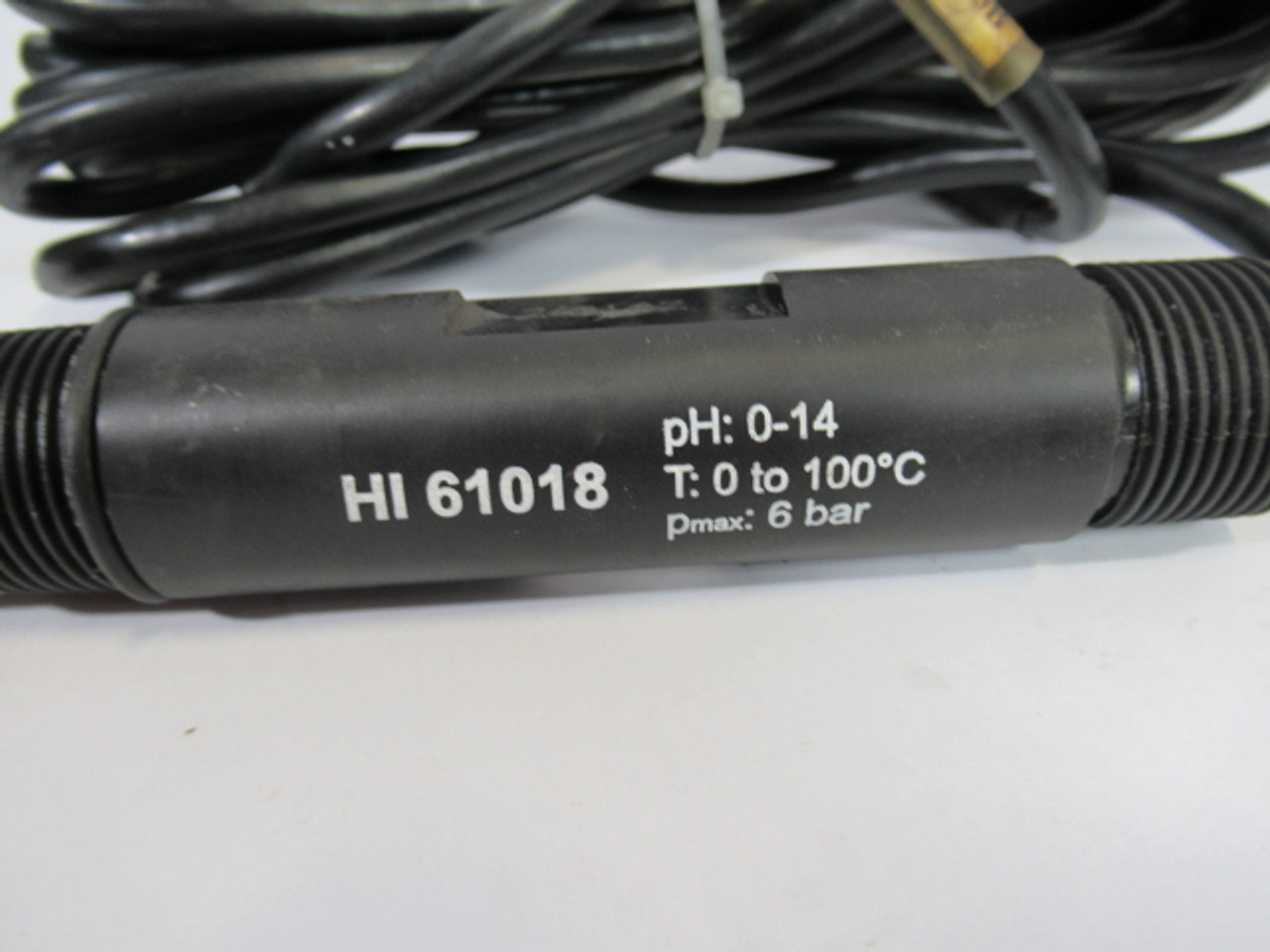 Hanna HI-6101805 Industrial Ph Electrode 0-14Ph 0-100C 5M *Split Cable* USED
