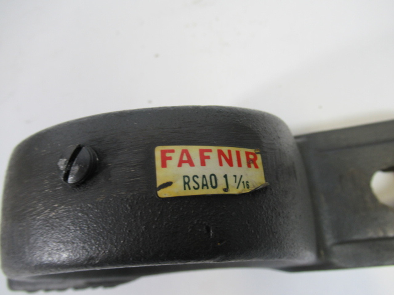 Fafnir RSAO-1-7/16 Eccentric Locking Bearing Unit 1-7/16" Two Bolt Iron USED