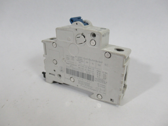 Allen-Bradley 1492-SPM1C100 Series D Circuit Breaker 1 Pole 10A 230VAC USED