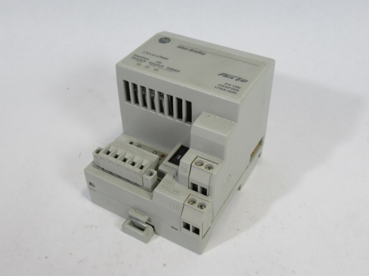 Allen-Bradley 1794-ADN Ser B Flex I/O 24VDC Adapter 96494871 Rev D01 USED
